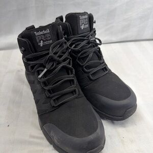 Timberland PRO Men's Black Lace-Up Boots